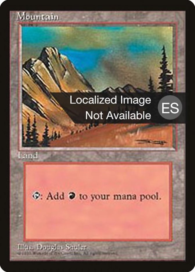 Mountain (C) [Fourth Edition (Foreign Black Border)] | Total Play