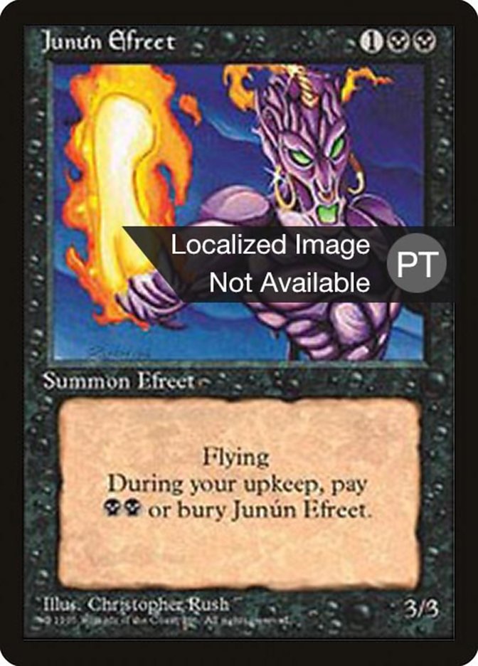 Junun Efreet [Fourth Edition (Foreign Black Border)] | Total Play