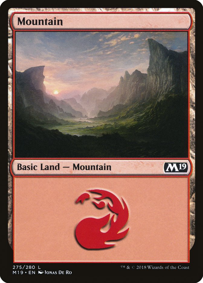 Mountain (275) [Core Set 2019] | Total Play