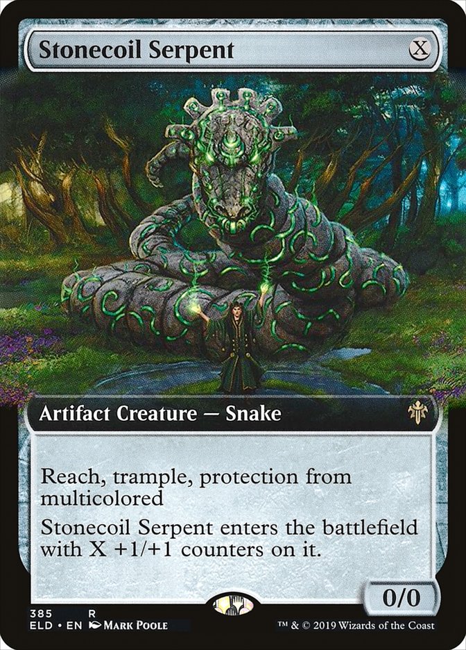 Stonecoil Serpent (Extended Art) [Throne of Eldraine] | Total Play