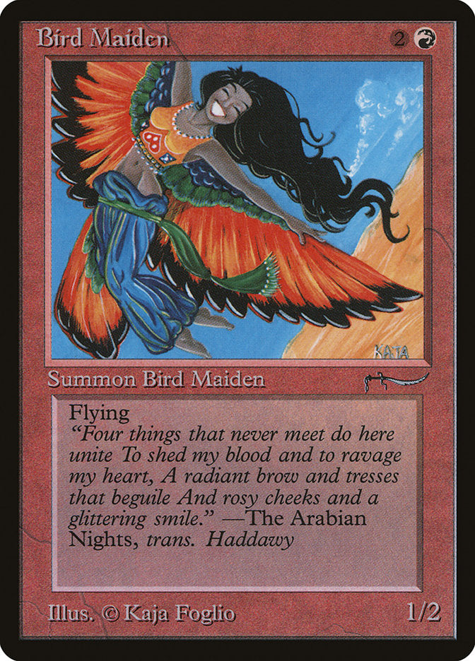 Bird Maiden (Dark Mana Cost) [Arabian Nights] | Total Play