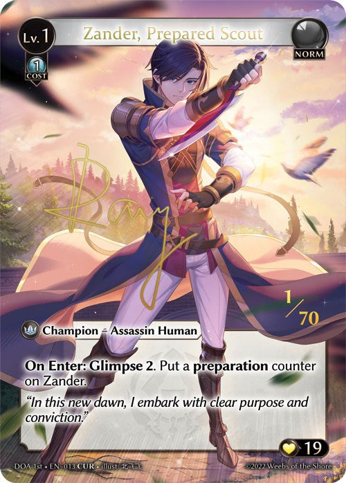 Zander, Prepared Scout (CUR) (013) [Dawn of Ashes: 1st Edition] | Total Play