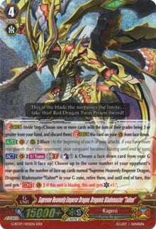 Supreme Heavenly Emperor Dragon, Dragonic Blademaster "Taiten" (G-BT07/005EN) [Glorious Bravery of Radiant Sword] | Total Play