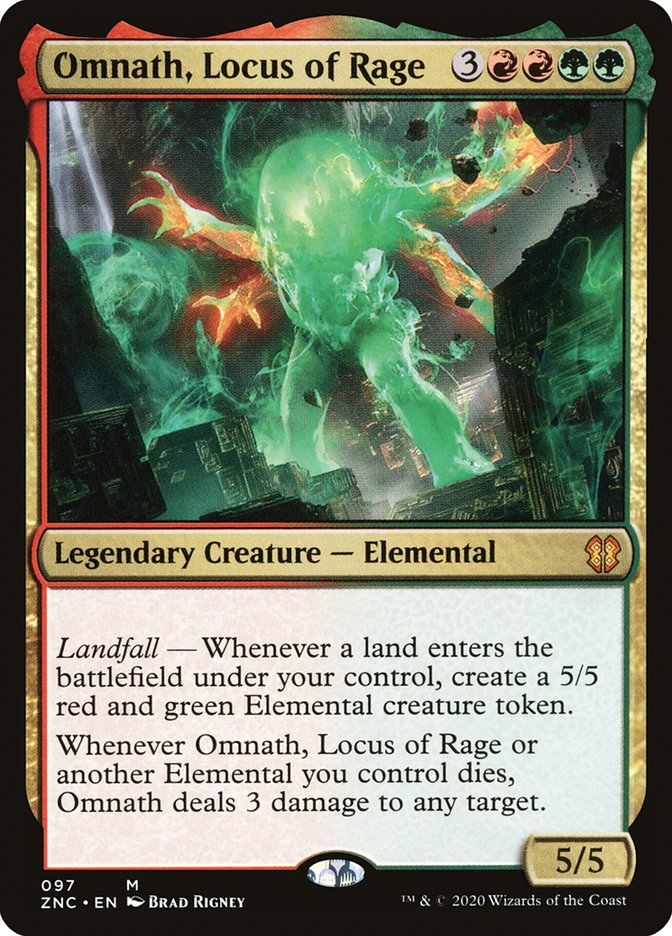 Omnath, Locus of Rage [Zendikar Rising Commander] | Total Play