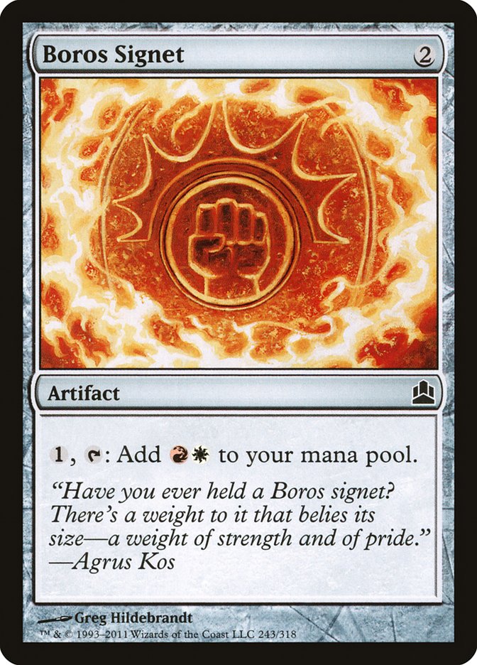 Boros Signet [Commander 2011] | Total Play