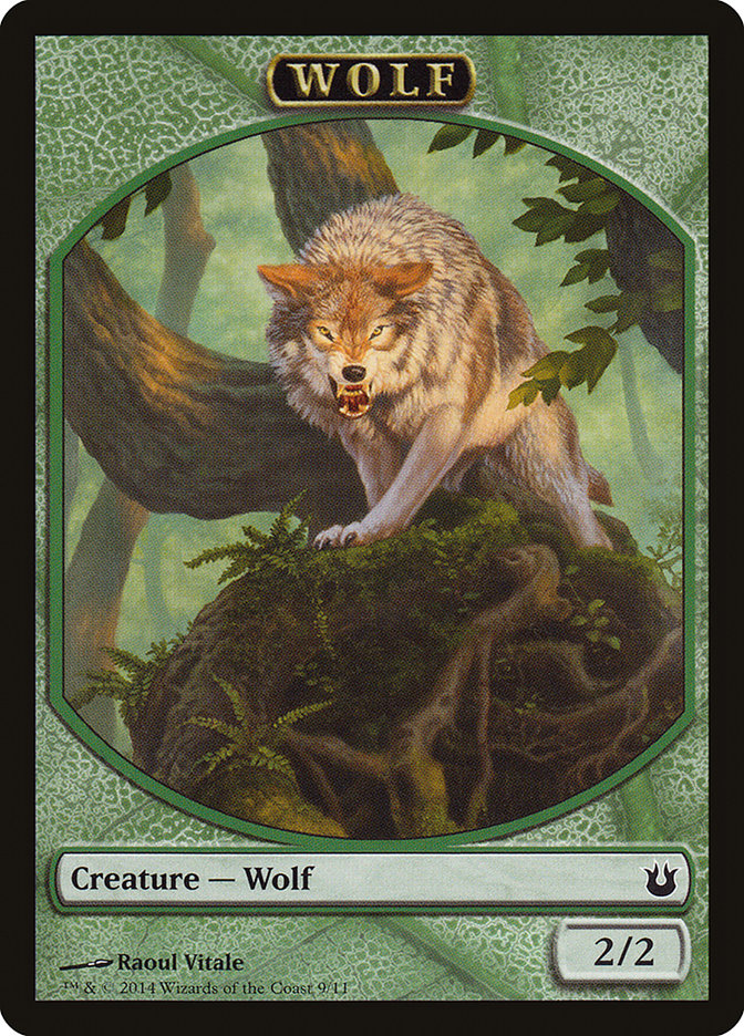 Wolf Token [Born of the Gods Tokens] | Total Play