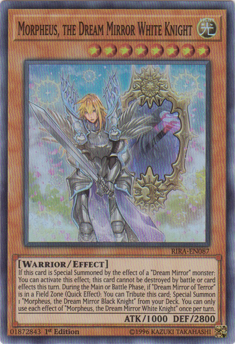 Morpheus, the Dream Mirror White Knight [RIRA-EN087] Super Rare | Total Play