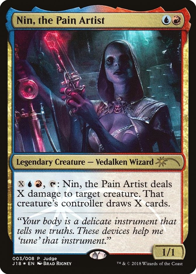 Nin, the Pain Artist [Judge Gift Cards 2018] | Total Play