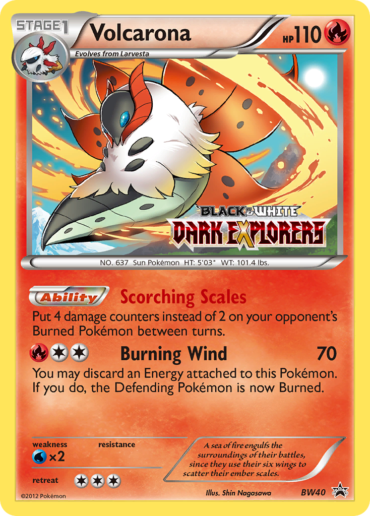 Volcarona (BW40) [Black & White: Black Star Promos] | Total Play