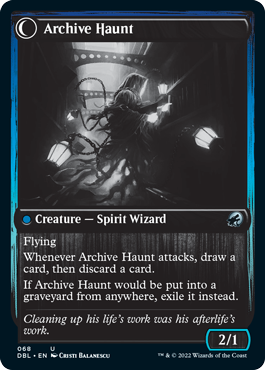 Overwhelmed Archivist // Archive Haunt [Innistrad: Double Feature] | Total Play
