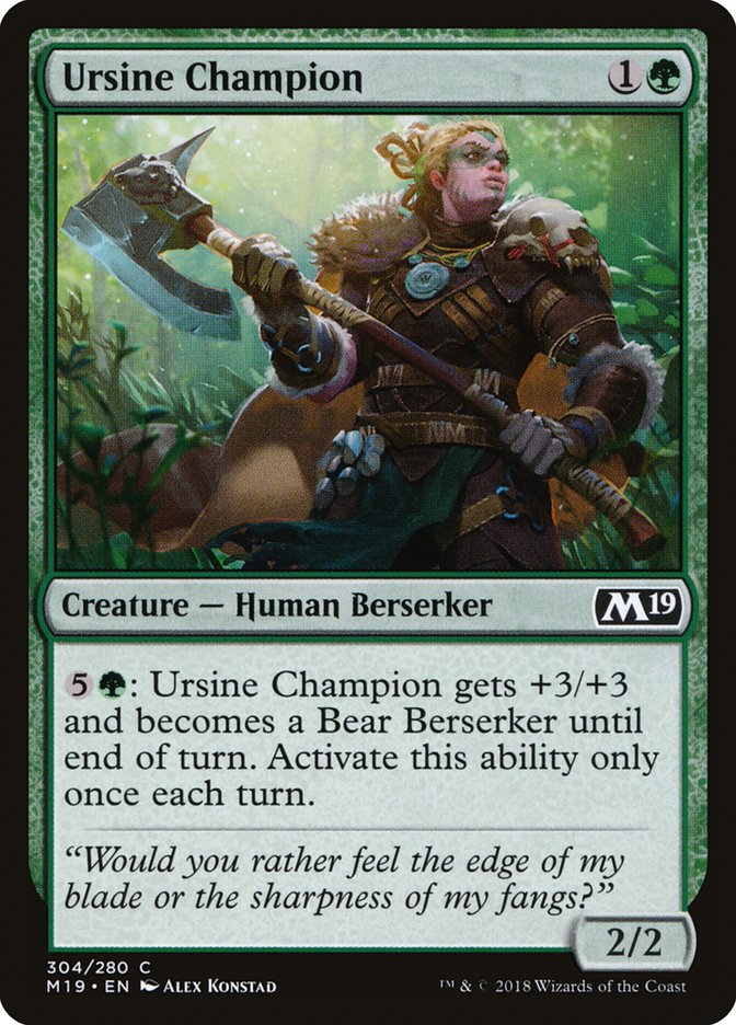 Ursine Champion [Core Set 2019] | Total Play