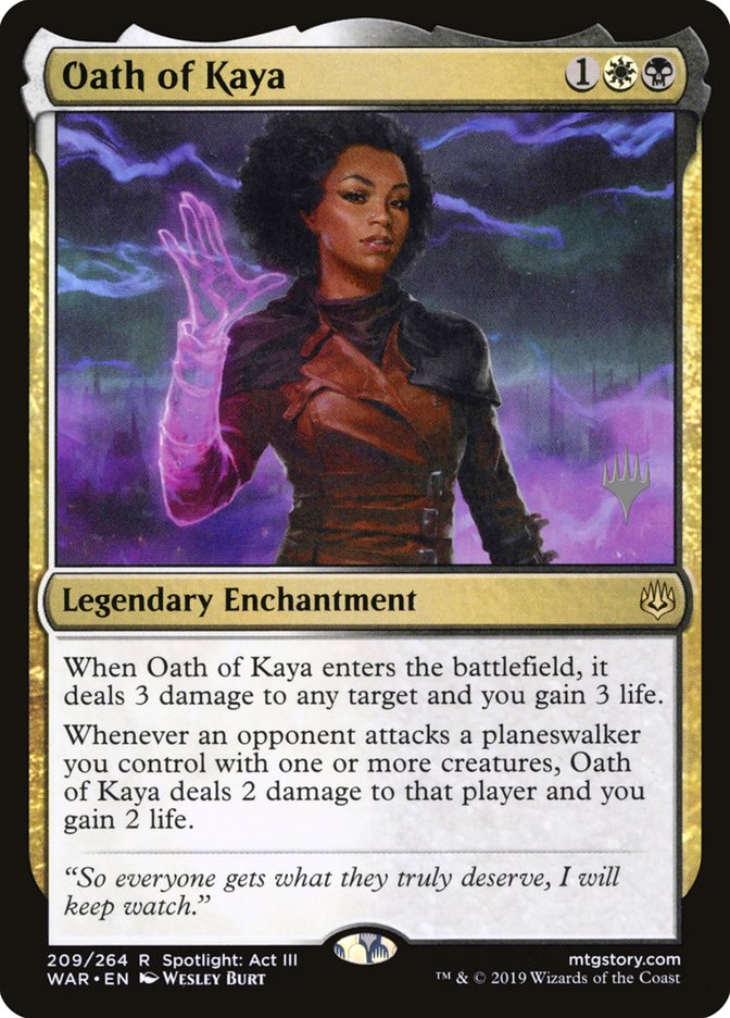 Oath of Kaya (Promo Pack) [War of the Spark Promos] | Total Play