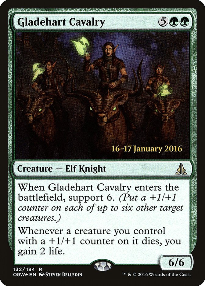 Gladehart Cavalry [Oath of the Gatewatch Prerelease Promos] | Total Play