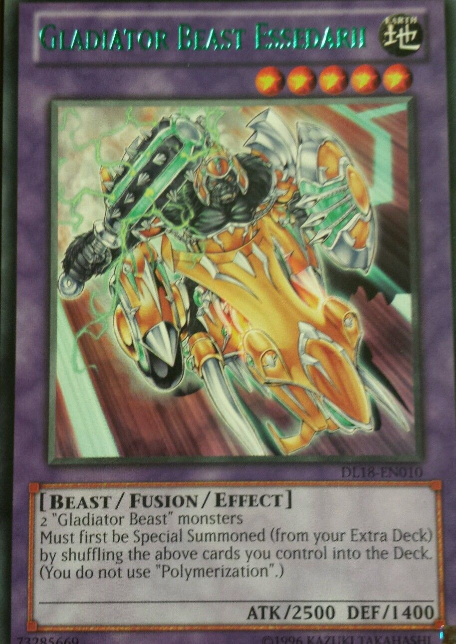 Gladiator Beast Essedarii (Green) [DL18-EN010] Rare | Total Play