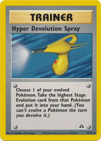 Hyper Devolution Spray (73/75) [Neo Discovery Unlimited] | Total Play
