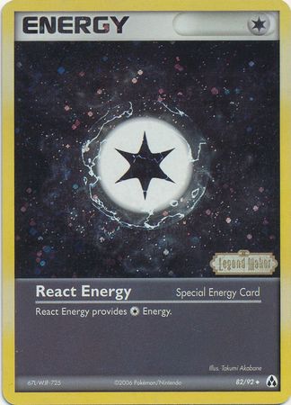 React Energy (82/92) (Stamped) [EX: Legend Maker] | Total Play