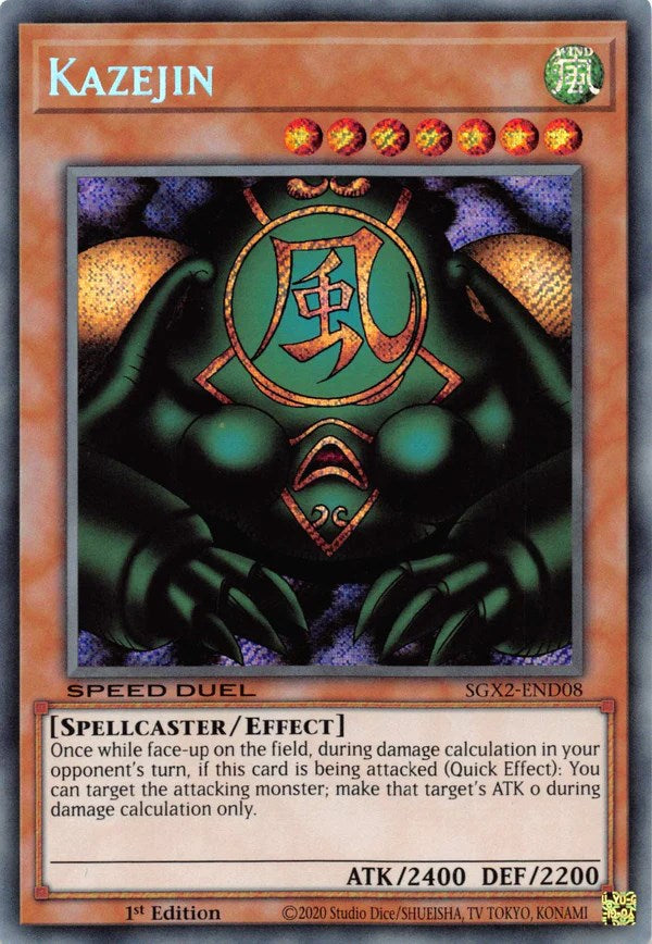 Kazejin [SGX2-END08] Secret Rare | Total Play