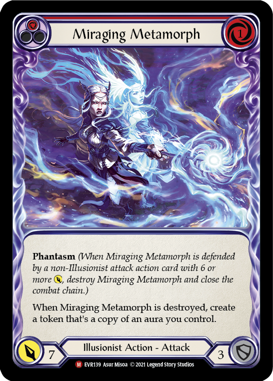 Miraging Metamorph [EVR139] (Everfest)  1st Edition Rainbow Foil | Total Play