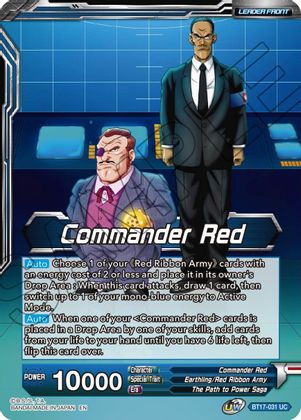 Commander Red // Red Ribbon Robot, Seeking World Conquest (BT17-031) [Ultimate Squad] | Total Play