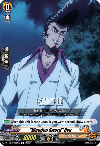 "Wooden Sword" Ryu (D-TB03/088EN) [Shaman King] | Total Play