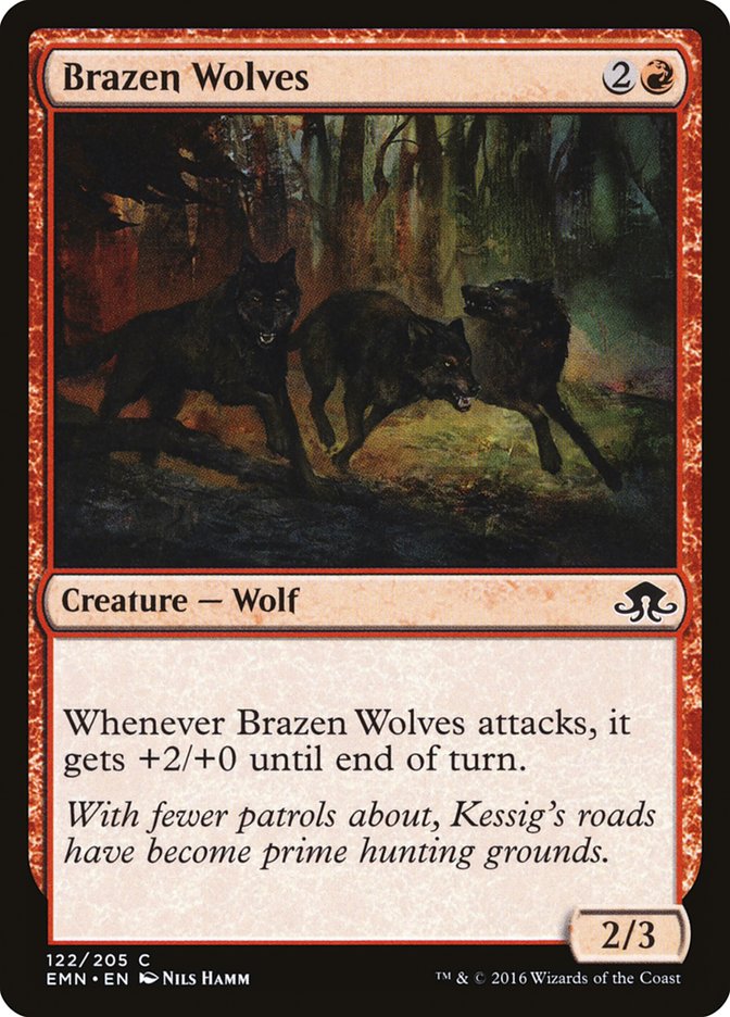 Brazen Wolves [Eldritch Moon] | Total Play