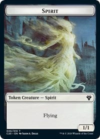 Spirit // Insect (013) Double-Sided Token [Commander 2020 Tokens] | Total Play