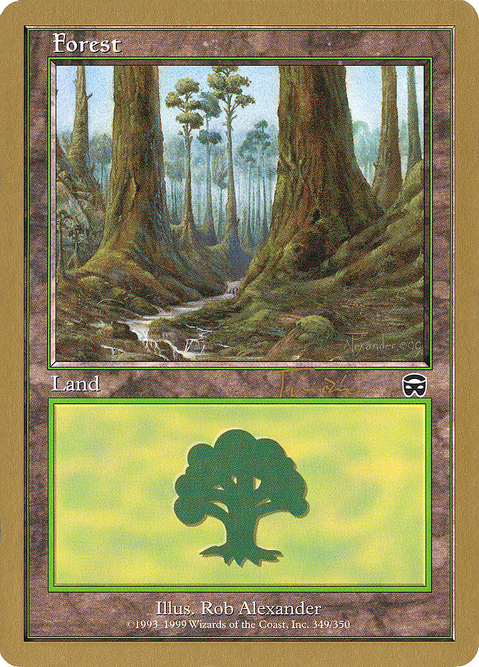 Forest (jt349) (Jan Tomcani) [World Championship Decks 2001] | Total Play