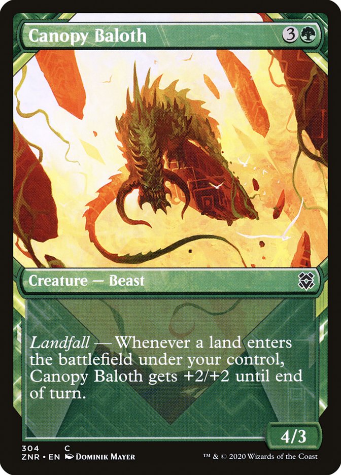 Canopy Baloth (Showcase) [Zendikar Rising] | Total Play