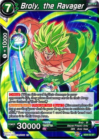 Broly, the Ravager (Starter Deck - Rising Broly) (SD8-02) [Destroyer Kings] | Total Play