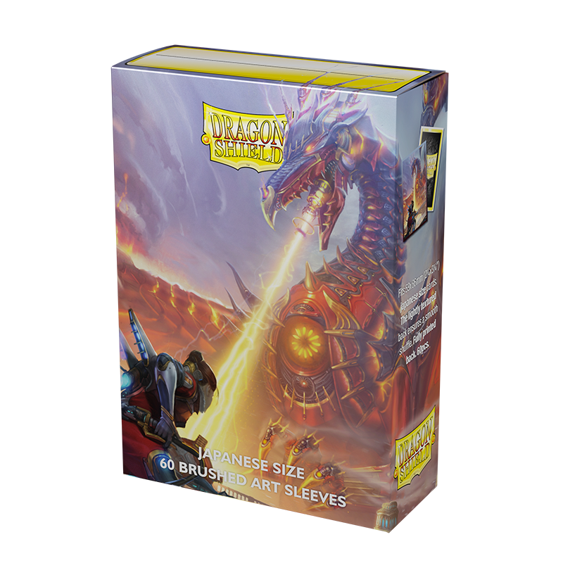 Dragon Shield: Japanese Size 60ct Brushed Art Sleeves - Bolt Reaper | Total Play
