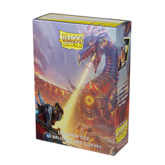 Dragon Shield: Japanese Size 60ct Brushed Art Sleeves - Bolt Reaper | Total Play
