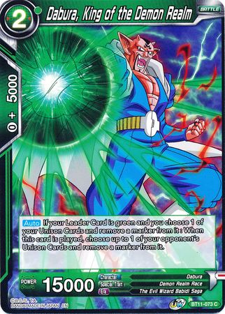 Dabura, King of the Demon Realm (BT11-073) [Vermilion Bloodline] | Total Play