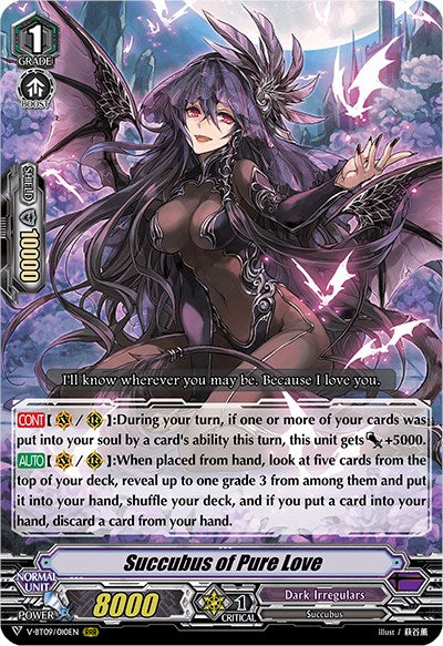 Succubus of Pure Love (V-BT09/010EN) [Butterfly d'Moonlight] | Total Play