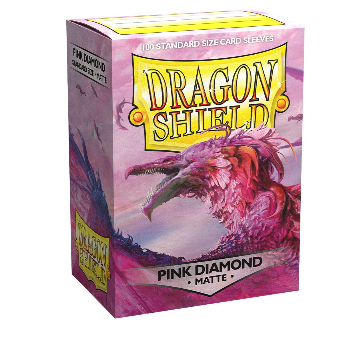 Dragon Shield: Standard 100ct Sleeves - Pink Diamond (Matte) | Total Play