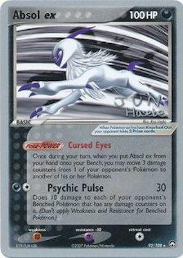 Absol ex (92/108) (Flyvees - Jun Hasebe) [World Championships 2007] | Total Play