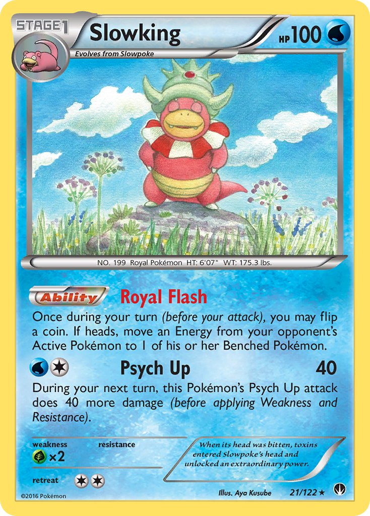 Slowking (21/122) (Theme Deck Exclusive) [XY: BREAKpoint] | Total Play