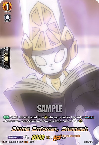 Divine Enforcer, Shamash (D-TB03/SKR041EN) [Shaman King] | Total Play