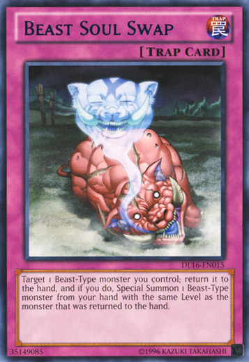 Beast Soul Swap (Blue) [DL16-EN015] Rare | Total Play