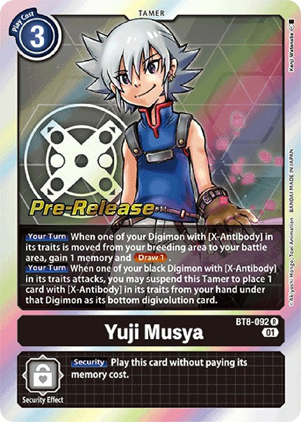 Yuji Musya [BT8-092] [New Awakening Pre-Release Cards] | Total Play