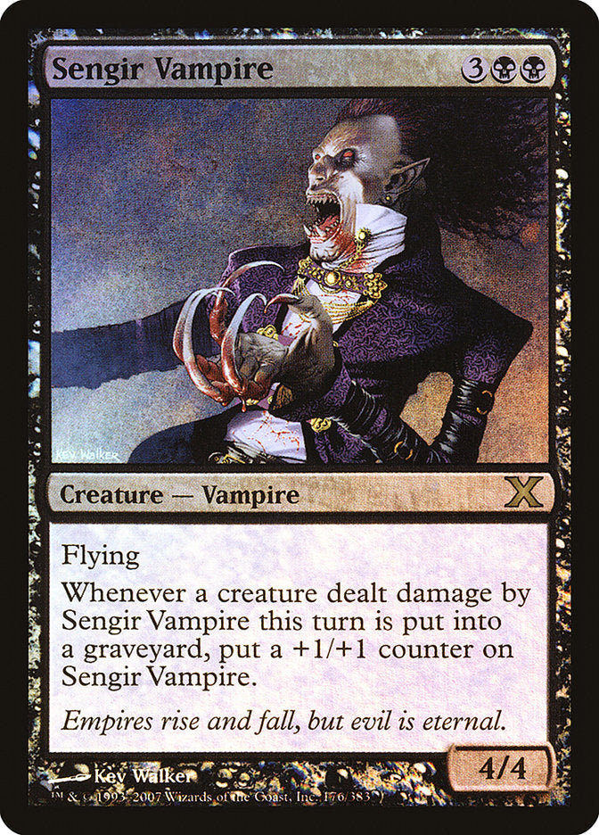 Sengir Vampire (Premium Foil) [Tenth Edition] | Total Play