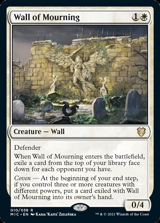 Wall of Mourning [Innistrad: Midnight Hunt Commander] | Total Play