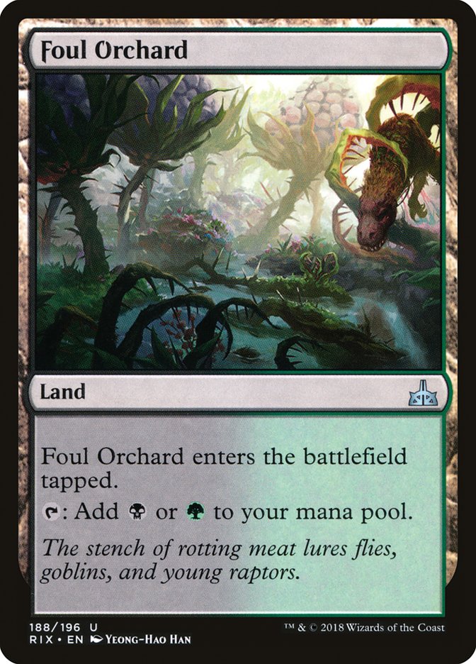 Foul Orchard [Rivals of Ixalan] | Total Play