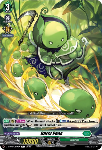 Burst Peas (D-BT09/089EN) [Dragontree Invasion] | Total Play