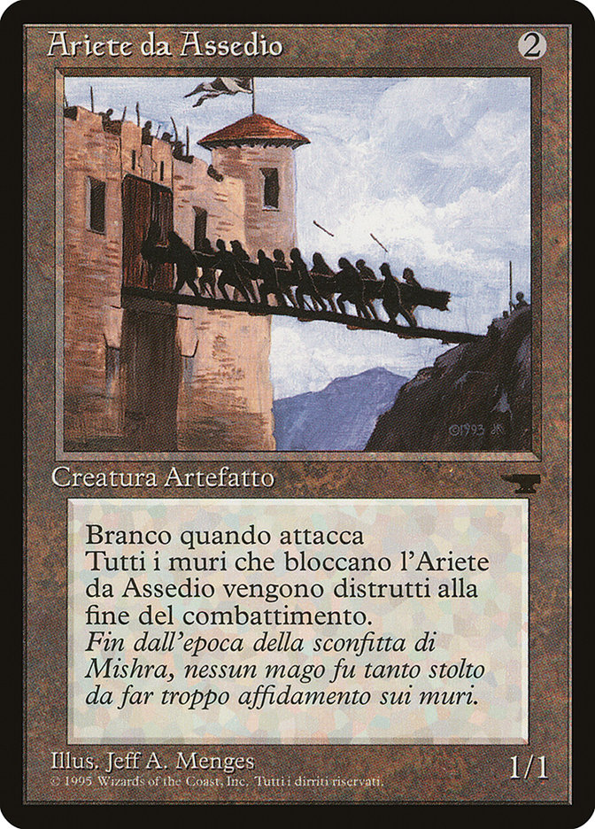 Battering Ram (Italian) - "Ariete da Assedio" [Rinascimento] | Total Play