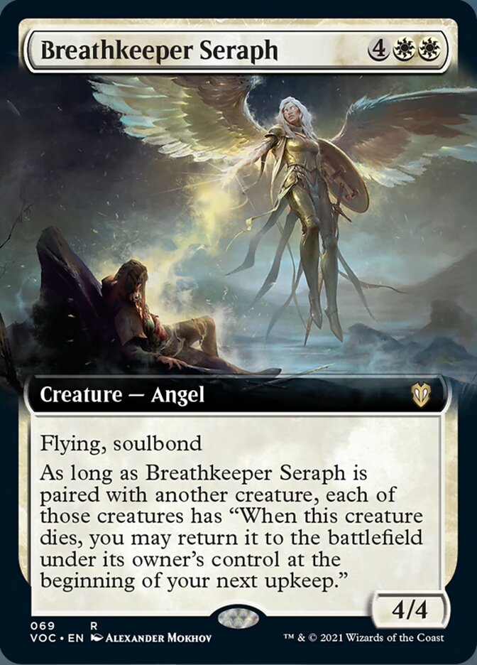 Breathkeeper Seraph (Extended Art) [Innistrad: Crimson Vow Commander] | Total Play