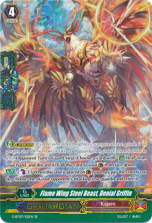Flame Wing Steel Beast, Denial Griffin (G-BT07/S21EN) [Glorious Bravery of Radiant Sword] | Total Play