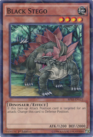 Black Stego [BP03-EN025] Shatterfoil Rare | Total Play