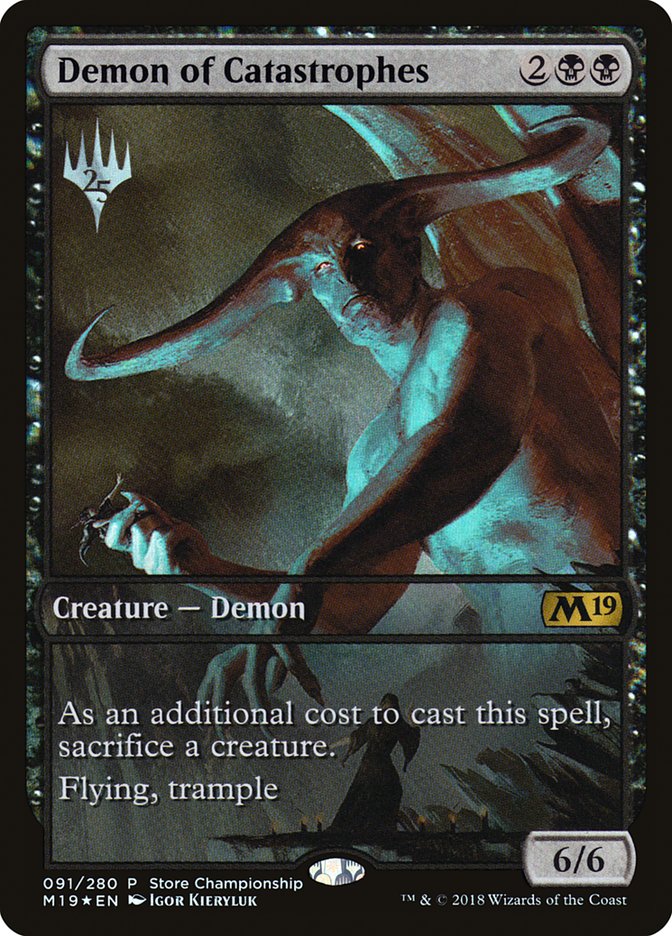 Demon of Catastrophes (Store Championship) [Core Set 2019 Promos] | Total Play