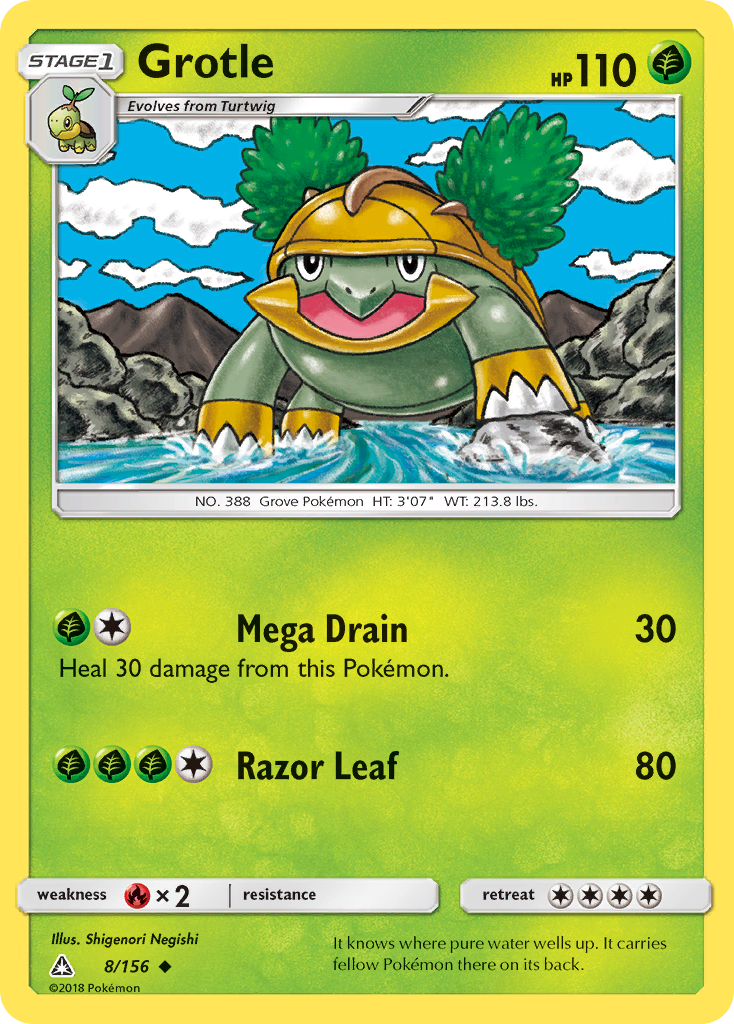 Grotle (8/156) [Sun & Moon: Ultra Prism] | Total Play