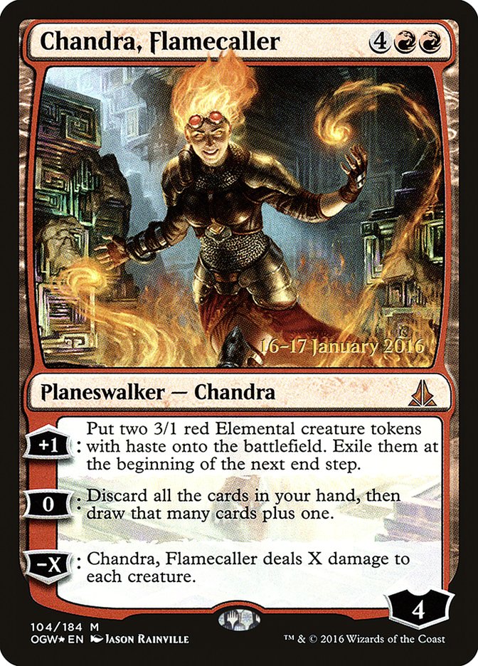 Chandra, Flamecaller [Oath of the Gatewatch Prerelease Promos] | Total Play